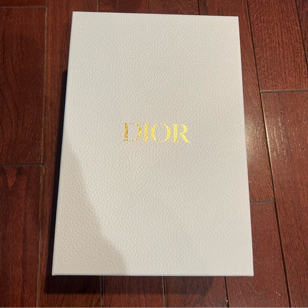 Dior White Box with Gold Logo